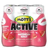 Mott's Active Watermelon Burst Hydrating Juice Beverage, 8 fl oz, 6 Count Bottles - Image 4