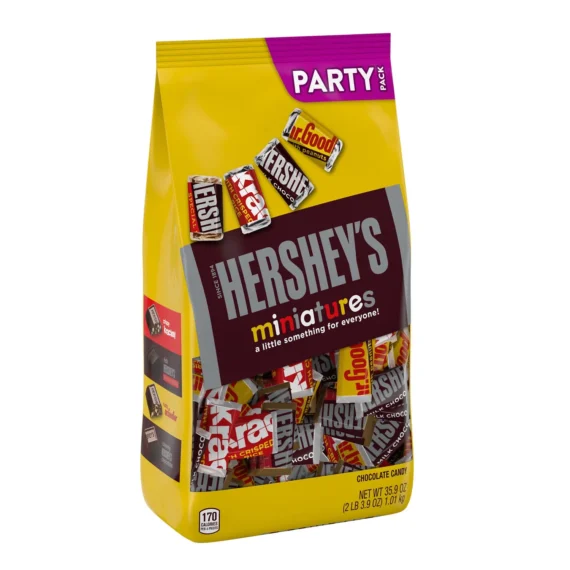 Hershey's Miniatures Assorted Chocolate Candy, Party Pack 35.9 oz - Image 3