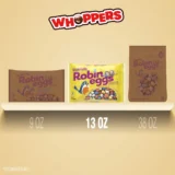 Whoppers Robin Eggs Malted Milk Balls Easter Candy, Bag 13 oz - Image 3