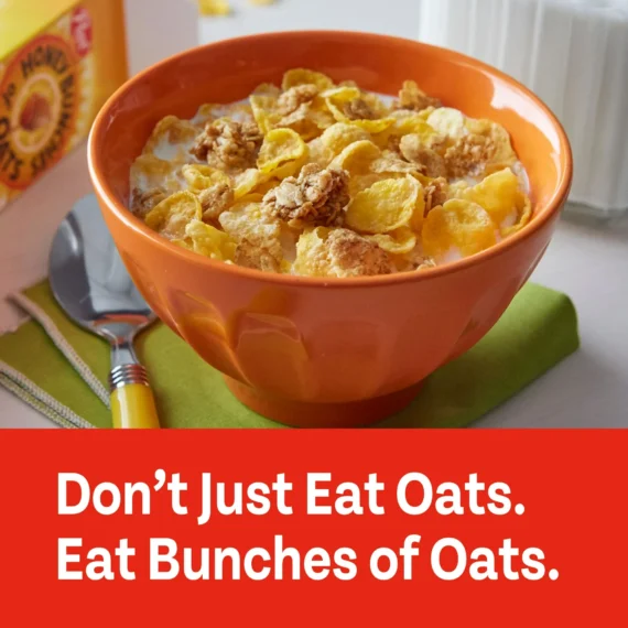 Honey Bunches of Oats Honey Roasted, Heart Healthy, Low Fat, Whole Grain Cereal, Crunchy 28 oz Box - Image 2