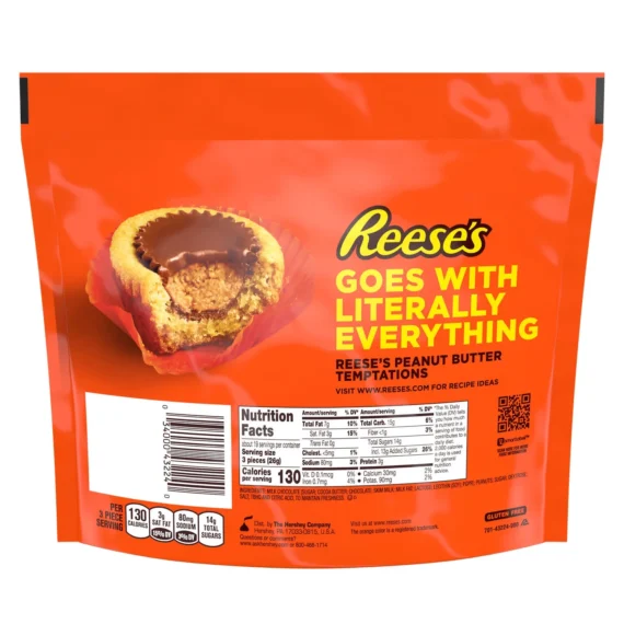 Reese's Miniatures Milk Chocolate Peanut Butter Cups Candy, Family Pack 17.6 oz - Image 5