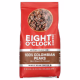 Eight O'Clock 100% Colombian Peaks Medium Roast Whole Bean Coffee, 30 Oz, Bag - Image 3