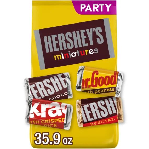 Hershey's Miniatures Assorted Chocolate Candy, Party Pack 35.9 oz - Image 4