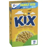 Kix Whole Grain Breakfast Cereal, Crispy Corn Cereal Puffs, Family Size, 18 oz - Image 2