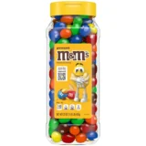 M&M’s Peanut Milk Chocolate Resealable Bulk Candy Jar - 23 oz - Image 4