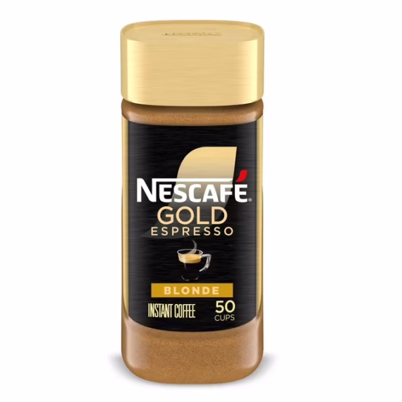 Nescafé Gold Espresso Blonde, Instant Coffee, 3.5 oz - Image 4