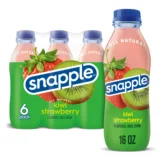 Snapple Kiwi Strawberry Juice Drink, 16 fl oz, 6 Count Bottle - Image 4