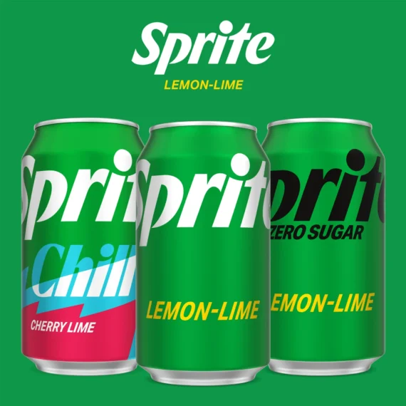 Sprite Lemon Lime Soda Pop, 12 fl oz, 12 Pack Cans - Image 2
