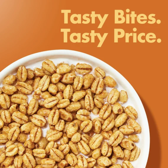 Malt-O-Meal Golden Puffs Breakfast Cereal, Puffed Wheat Cereal, Crunchy 48 oz Resealable Bag - Image 3
