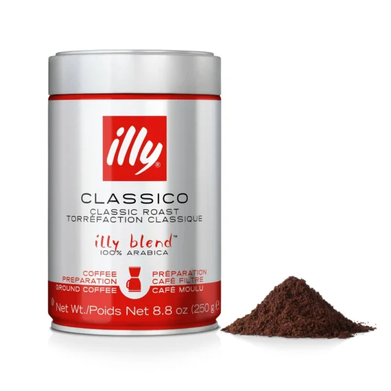 illy Ground Coffee Drip Classico Medium Roast, 8.8 oz - Image 2