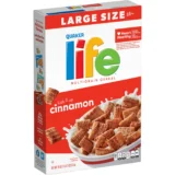 Quaker Life Multigrain Cereal, Cinnamon Breakfast Cereal, 18 oz - Image 4